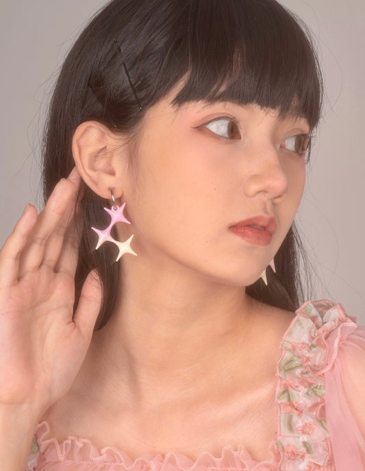 ⟡.· thorns star (earring/earclip)