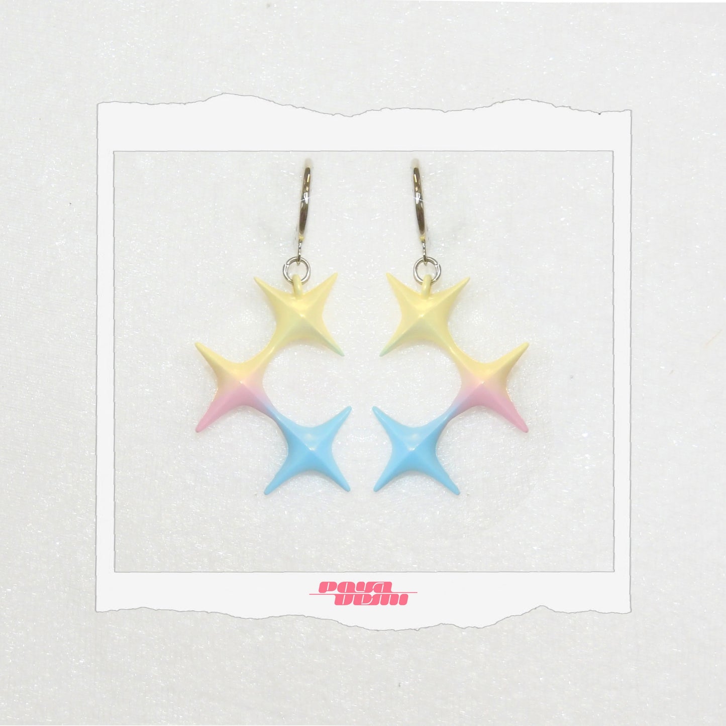 ⟡.· thorns star (earring/earclip)