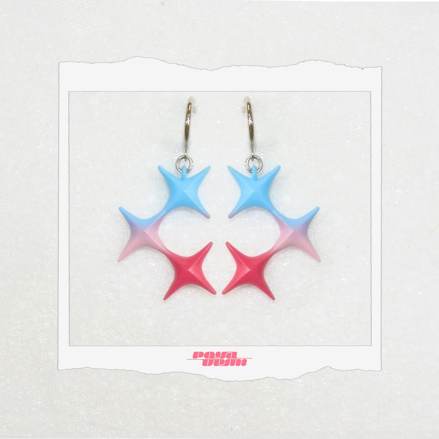 ⟡.· thorns star (earring/earclip)