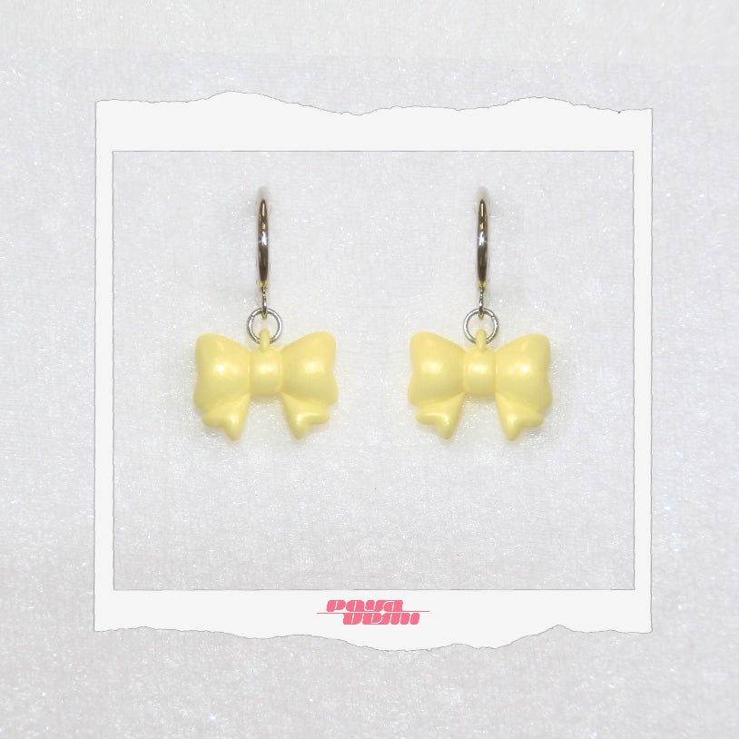 ⟡.· baby ribbon (earring/earclip)