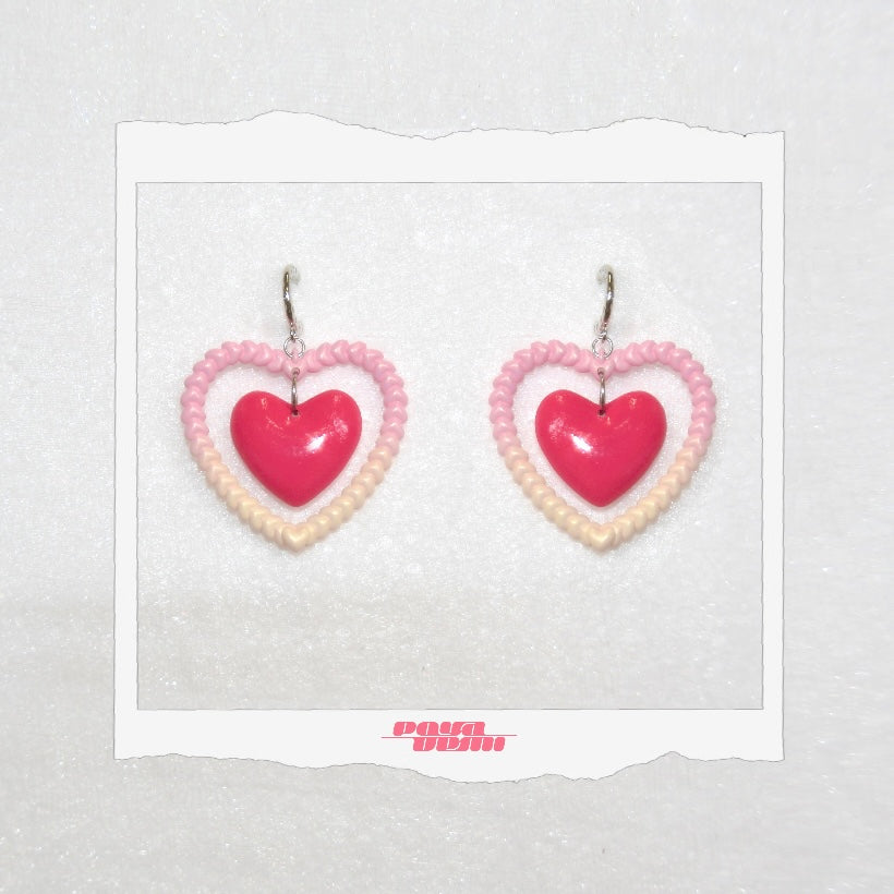 ⟡.· cupid (earring/earclip)