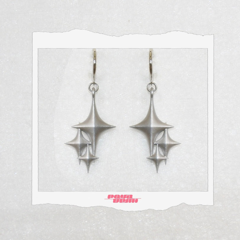 ⟡.· bling bling (earring/earclip)