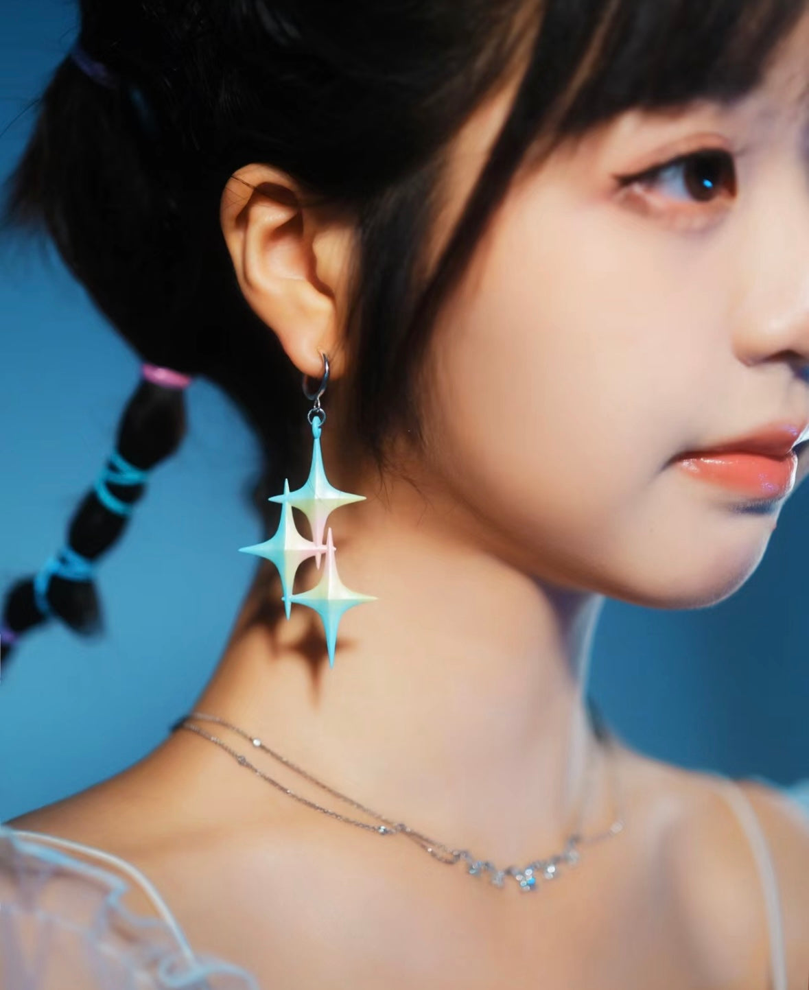 ⟡.· bling bling (earring/earclip)