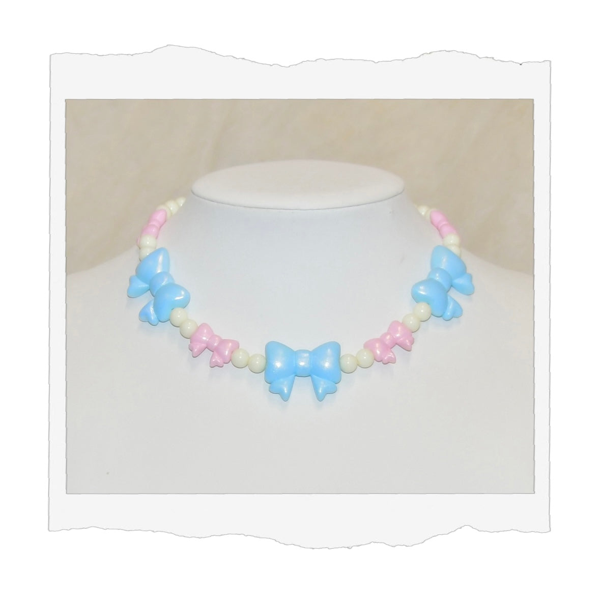 ⟡.· baby ribbon (necklace)