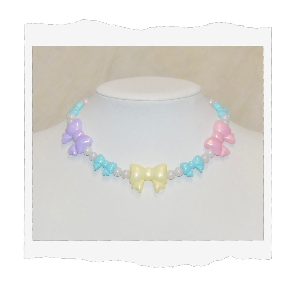 ⟡.· baby ribbon (necklace)