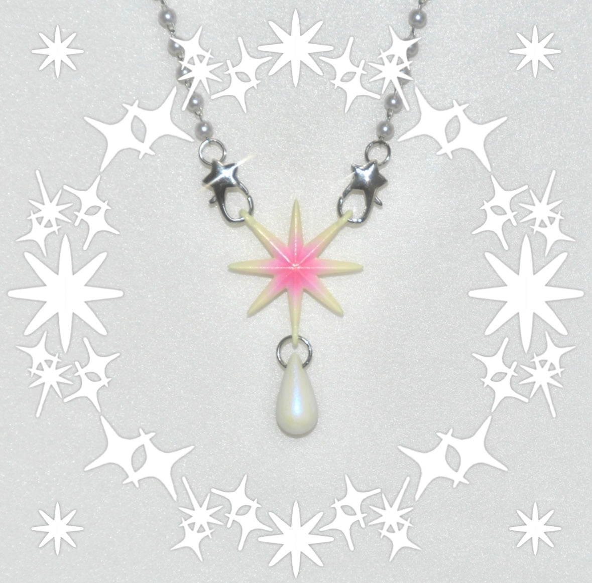 ⟡.· star on the swing A.ver (necklace)