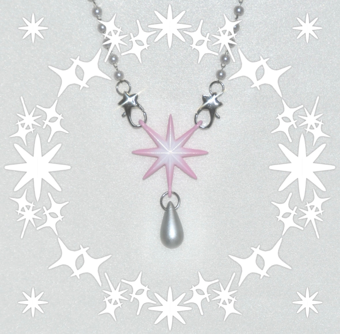 ⟡.· star on the swing A.ver (necklace)