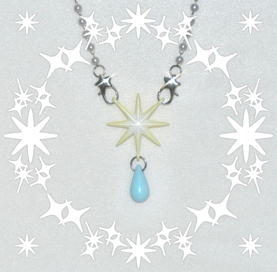 ⟡.· star on the swing A.ver (necklace)